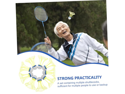 10pcs Badminton Shuttlecocks for Outdoor