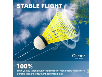 Badminton Birdies Shuttlecocks Plastic Shuttlecocks Pack