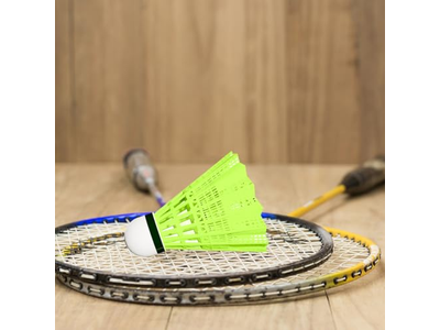 Badminton shuttlecocks Birdies 6 Pcs Plastic Nylon Badminton Birdie Ball Set 