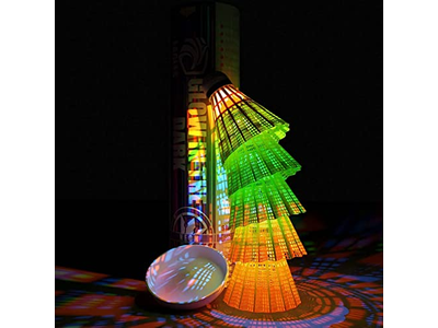 LED Badminton Shuttlecocks 5 Pack Lighting Birdies