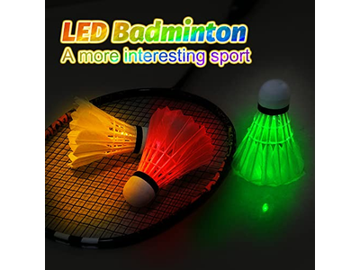 6-Pack LED Badminton Shuttlecocks