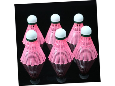 6pcs Badminton Shuttlecocks Light up