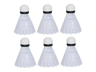 Badminton Birdies 6Pcs Nylon Bedminton Shuttlecocks