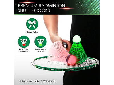 Badminton Shuttlecocks Birdies 4pcs