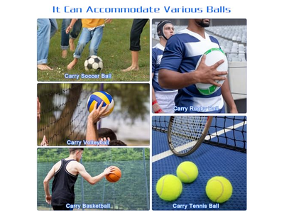 Single Ball Bag, Breathable Mesh Ball Storage Bag