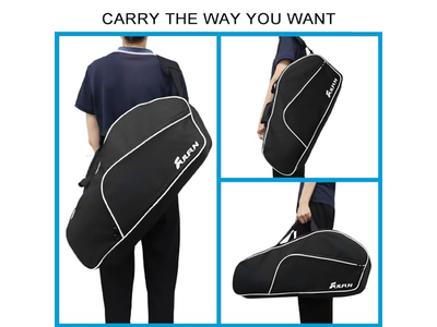 Tennis Bag with Shoe Compartment Lightweight Badminton Bag