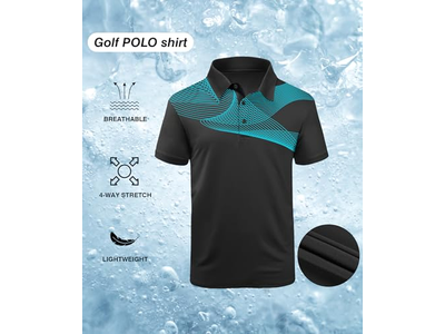 ZITY Golf Polo Shirts for Men Short Sleeve Athletic Tennis T-Shirt